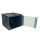 Szafa 19' wisząca ZETA  9U  600x600 RAL9004 szkłod