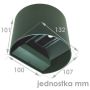 Oprawa elewacyjna LED Kreon 2*3w  okrągły 4000K RA - 4