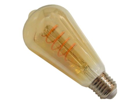 Żarówka LED Filament ST64 E27   4,5W  2200K  gold